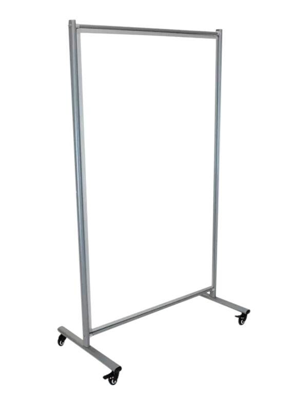 Luxor Mobile Magnetic Whiteboard Room Divider, 38-1/2 x 64 Inches 1545670